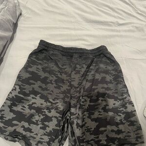 Black Camo Athletic Shorts